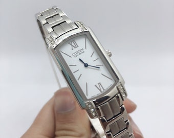 Silhouette and Swarovski Crystal Wrist Watch