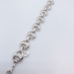 Sterling Silver Round Mariner Link Bracelet
