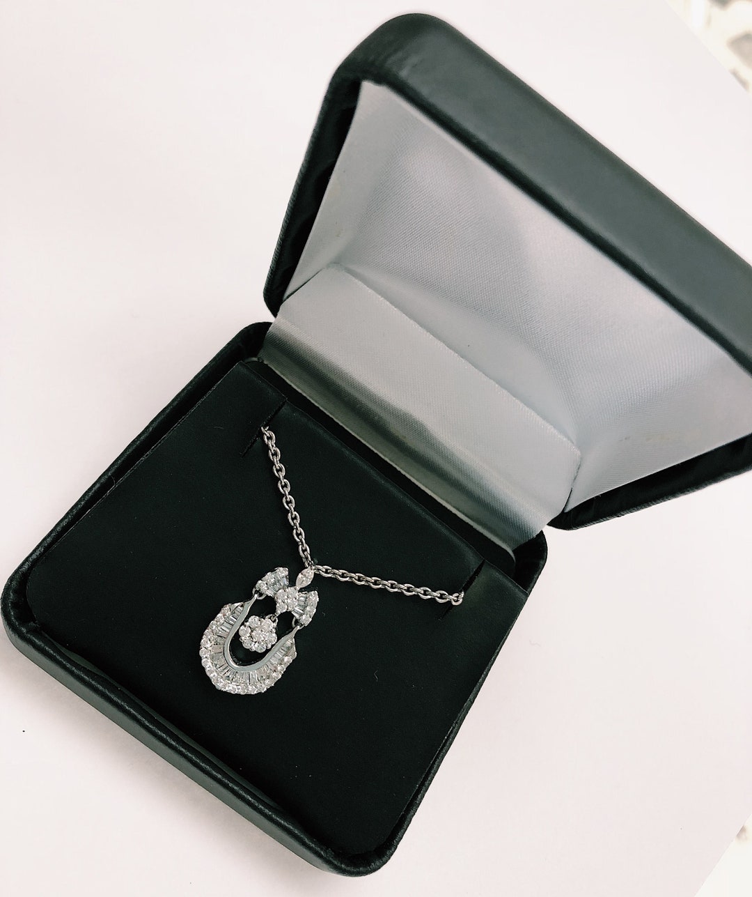 CUSTOM Diamond Necklace Etsy