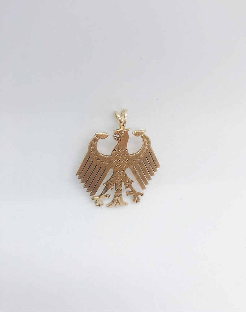 Vintage Russian Eagle in 14 Karat Yellow Gold
