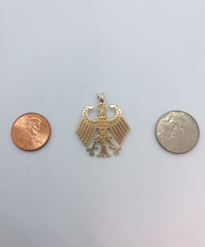 Vintage Russian Eagle in 14 Karat Yellow Gold