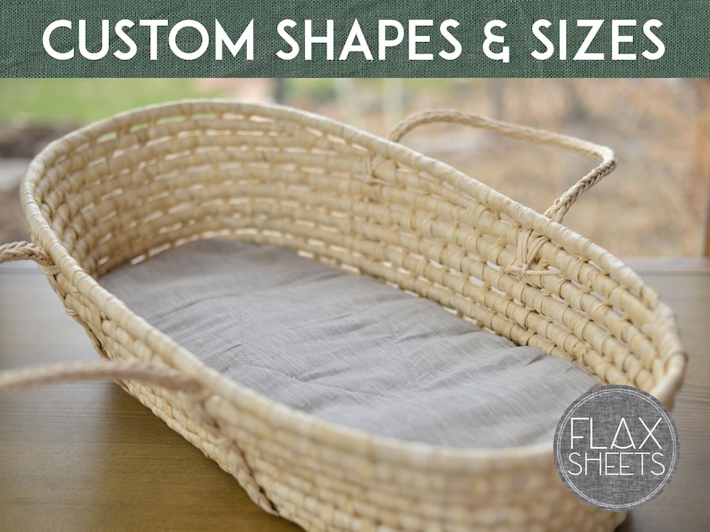 Organic / Moses BASKET MATTRESS Custom Made w/ Pure Etsy