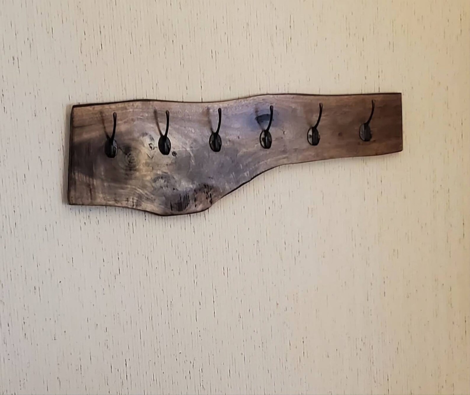 Live Edge Coat Hanger, Coat Hanger, Backpack Hanger, Coat Rack, Coat