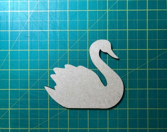 Wooden Swan, MDF Swan, Laser Cut Swan, Craft Blanks, Wooden Cutouts, Embellishment, Crafts, MDF Shapes, Wooden Birds Shapes, Swans, Cygnets