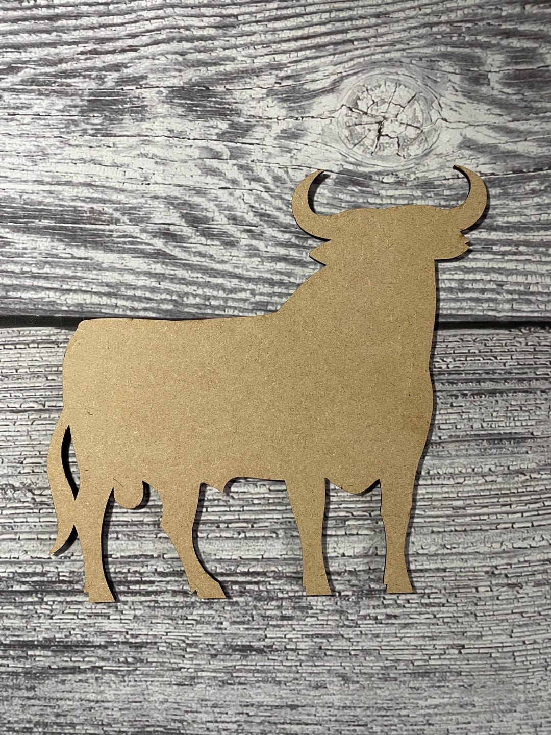 Bull Craft Shapes, MDF Blanks, Laser Cut Animals, Wooden Cutouts ...