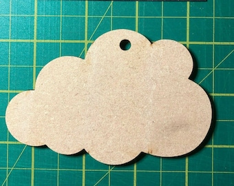 Cloud Craft Shapes, Crafts, Decorations, Embellishments, MDF Shapes Craft, Art Craft Decoration, Wooden Shapes, Craft, MDF Shapes