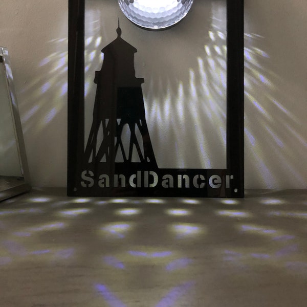 Personalised Solar Lights, South Shields, Wall Plaque, Contemporary Wall Signs, Solar Powered LED Lights, Solar Lights, Sanddancers, Geordie