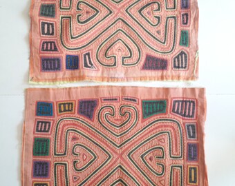 Original Mola Kuna Panama San Blas couple