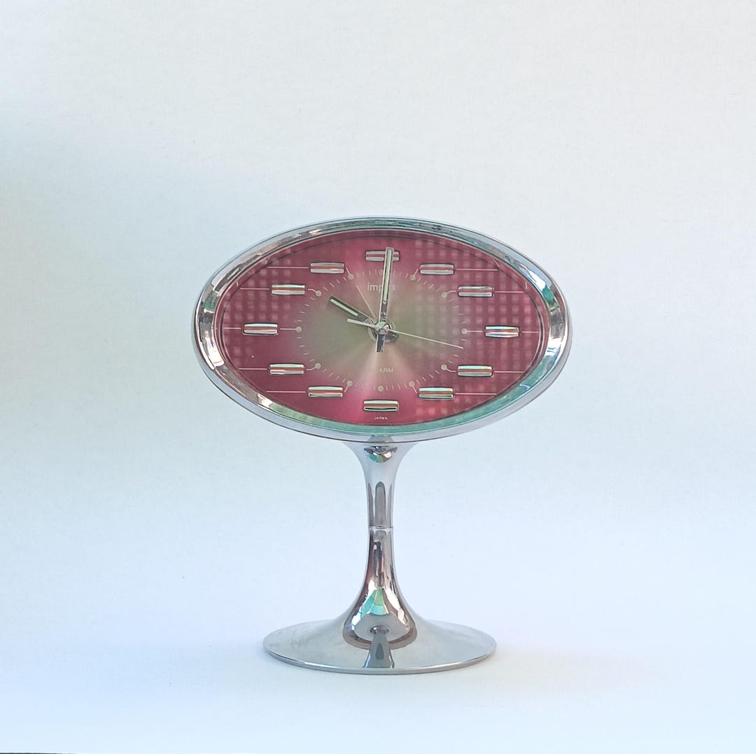 DDP Space Age Mid Century Impex Alarm Clock Japan 1970s Tokyo