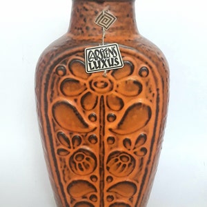 Vintage Dieter Peter fat lava carstens germany ceramic vase