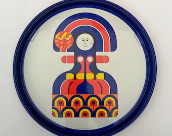 Metal tray by Estudio Baqués for Simel Vich, 1970s