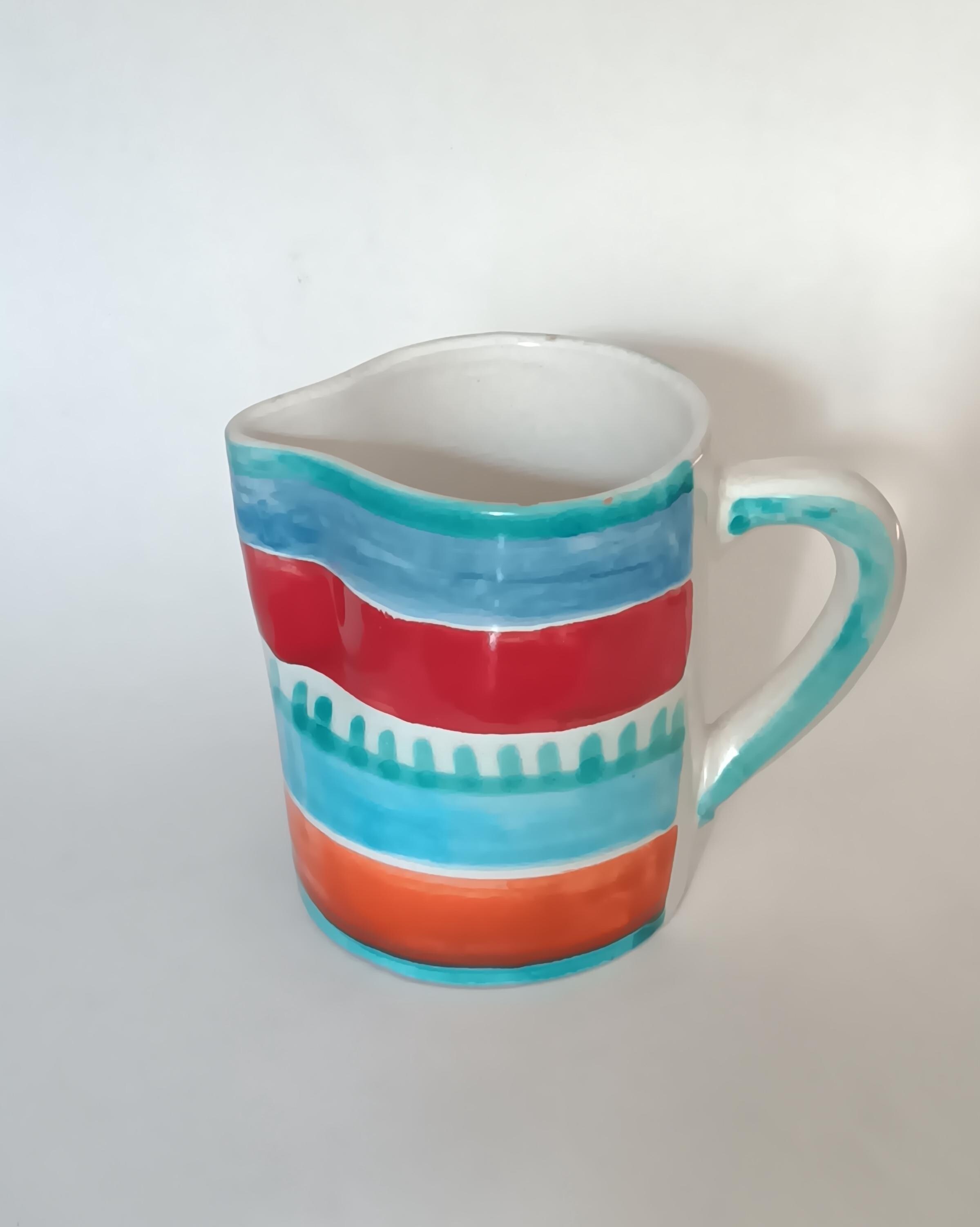 DESIMONE 陶器 64/19 イタリア製 Desimone Ceramic Pitcher Italy Vintage 6