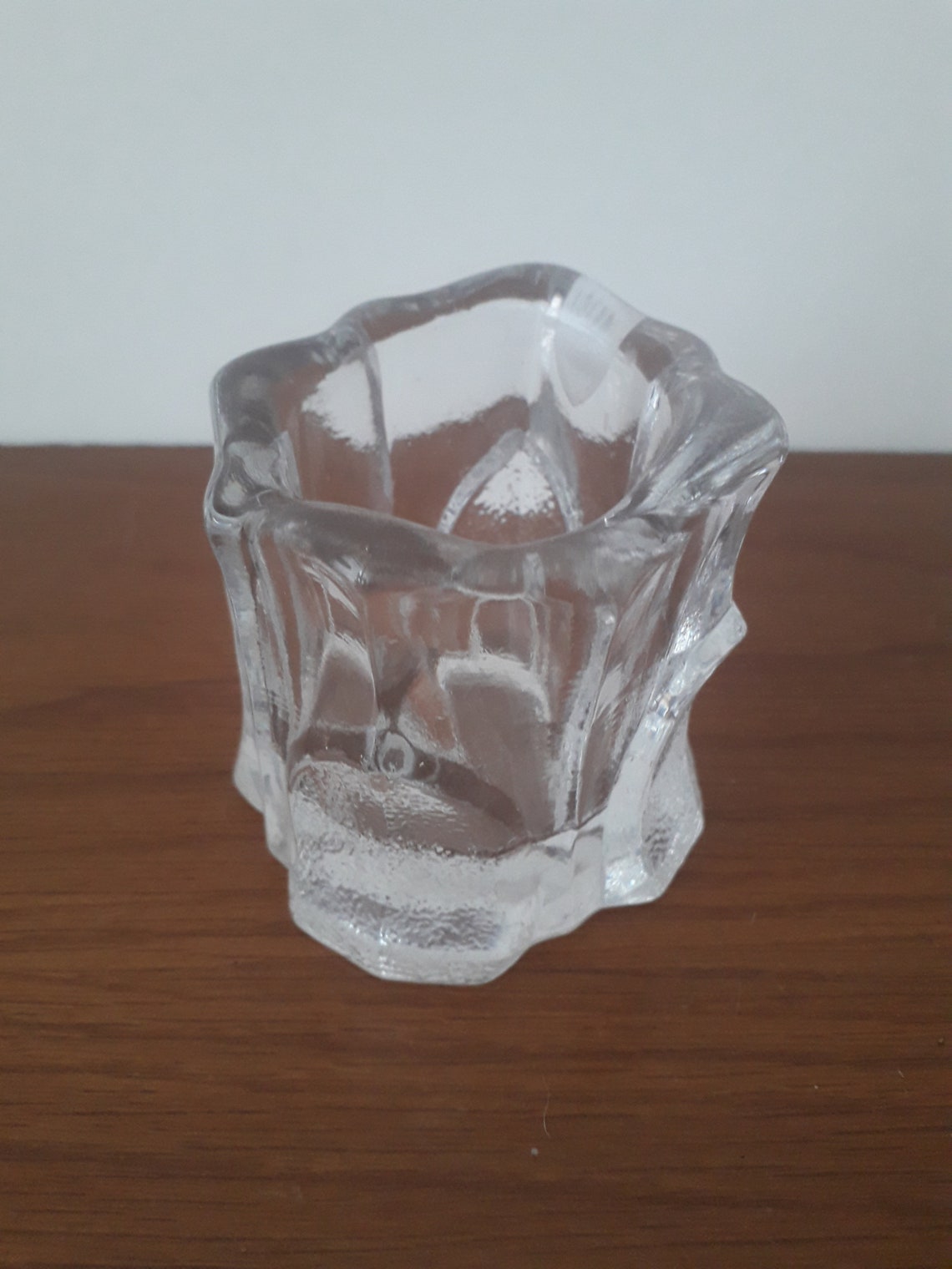 Orrefors sweden glass candle holder Etsy