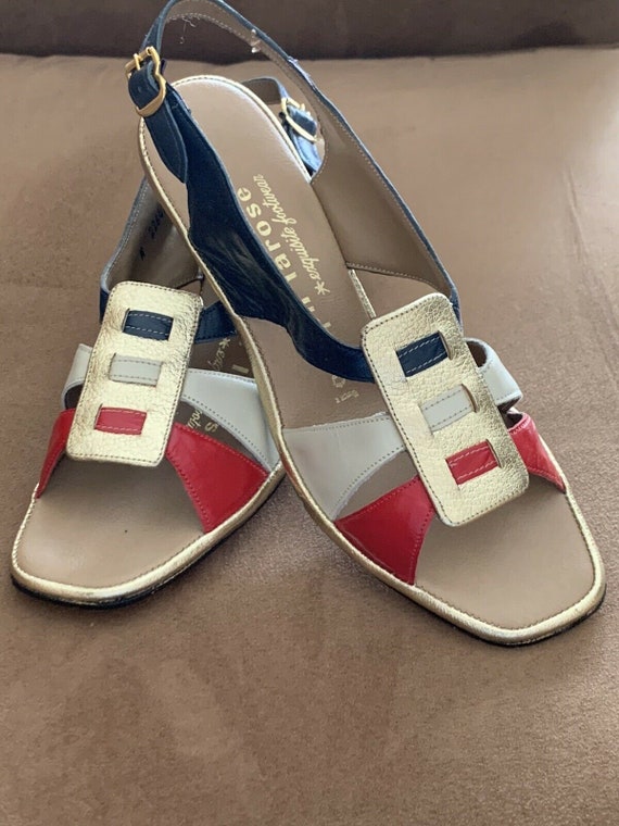 Dead Stock Joseph LaRose Sandals Vintage 60s  Red 