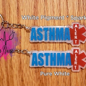 Asthma Alert Keychain