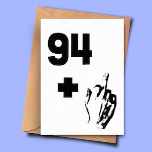 drôle 95e carte d’anniversaire, carte d’anniversaire rude pour quatre-vingt-dix-cinquième ans, drôle de carte de Bf, petit ami, ami, carte de petit ami, carte de femme