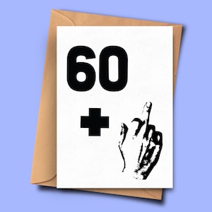 cartão de aniversário engraçado para 61º aniversário, cartão de aniversário de adulto para sessenta e um anos, cartão de aniversário no Reino Unido, cartão de felicitações, cartão de aniversário irmã