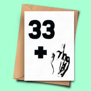 lustige Geburtstagskarte für 34. Geburtstag, Erwachsene Geburtstagskarte für 34 Jahre alt, Karte von Freundin, Karte von Freund, Frau Karte