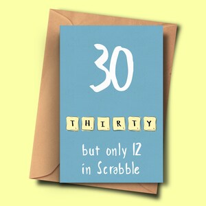 Drôle de carte d’anniversaire 30e, tournant 30,trentième brithday, d’elle, pour elle, belle-mère, papa, petite-fille, beau-père, mari, femme