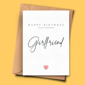 Geburtstagskarte für Freundin, moderne Geburtstagskarte, für sie, stilvolle Geburtstagskarte, alles Gute zum Geburtstag Freundin, Karte von Freund