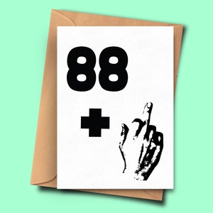 drôle 89e carte d’anniversaire, carte d’anniversaire rude pour quatre-vingt-neuf ans, carte de voeux, carte pour femme, maman, petit ami drôle de carte, tante