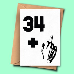 drôle 35e carte d’anniversaire, carte d’anniversaire rude pour trente-cinq ans, maman, carte de voeux, carte drôle de Bf, nièce, garçon de carte d’anniversaire