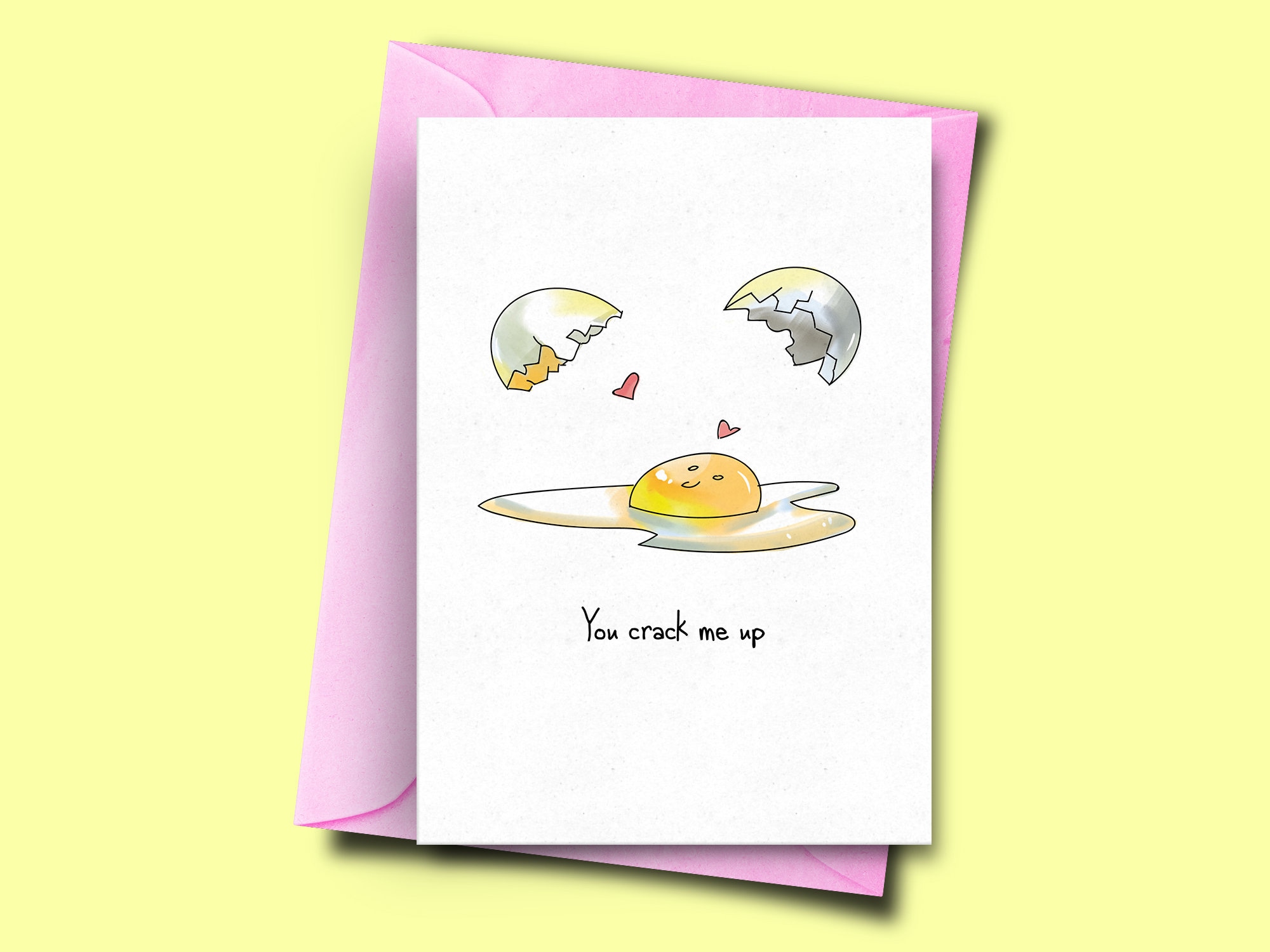 Pun Themed Card for Friend, Egg Pun Card, Funny Card for Best Friend, Card  From Her, Funny Card for Him, Food Puns, Silly Egg Jokes Birthday