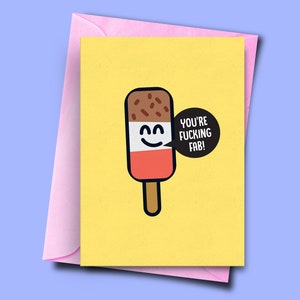 Você é fabuloso! Cartão engraçado da esposa, cartão de aniversário irmã, cartão de aniversário, cartão engraçado do namorado, cartão de aniversário mãe, cartão de aniversário dele