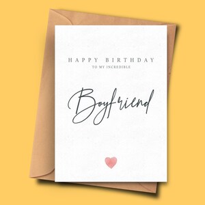 Geburtstagskarte für Freund, einfache Geburtstagskarte, für ihn, moderne Geburtstagskarte, alles Gute zum Geburtstag Freund, Karte von Freundin
