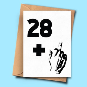 drôle 29e birthday card, Rude Birthday Card for Twenty-nine Year Old, Stepdad, Son, Mum, Funny Card From Bf, Card From Wife
