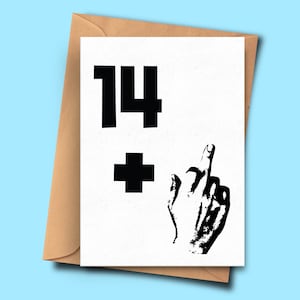 offensief 15e verjaardagskaart, offensief verjaardagskaart voor vijftien jaar oud, tante, grappige kaart voor papa, wenskaart, verjaardagskaart in Nederland
