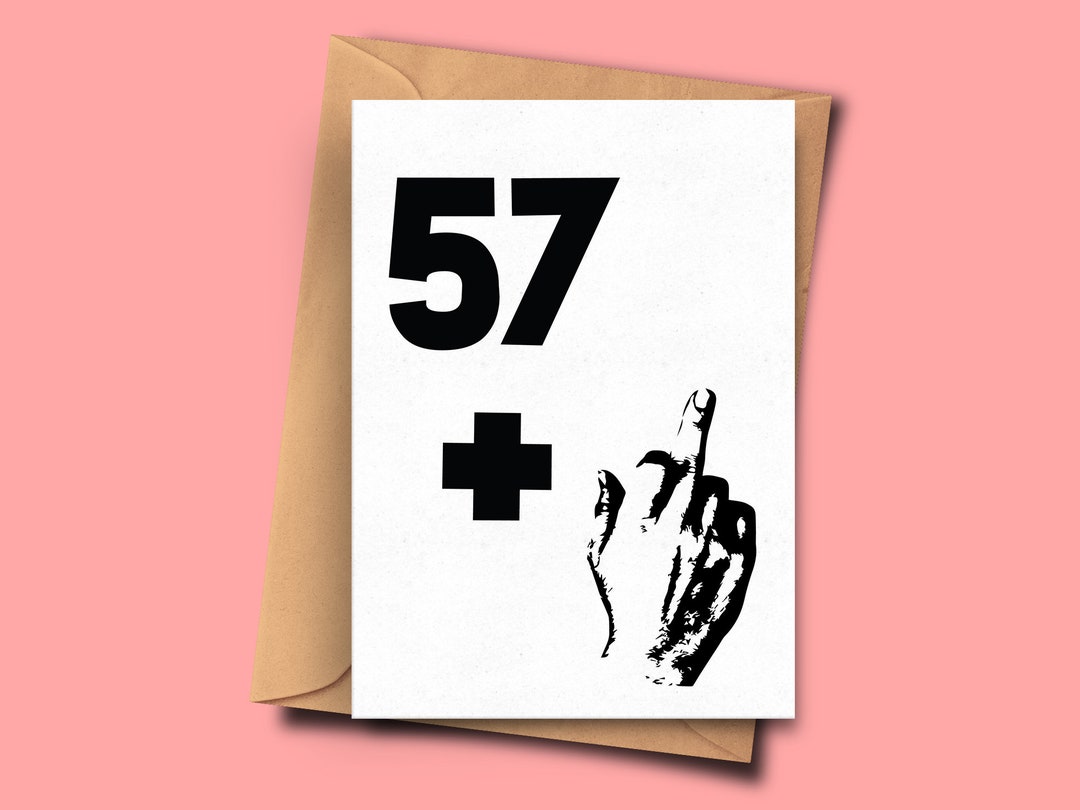Lustige Geburtstagskarte Zum 58. – 'A Toast On Your Birthday' Für Ihn & Sie