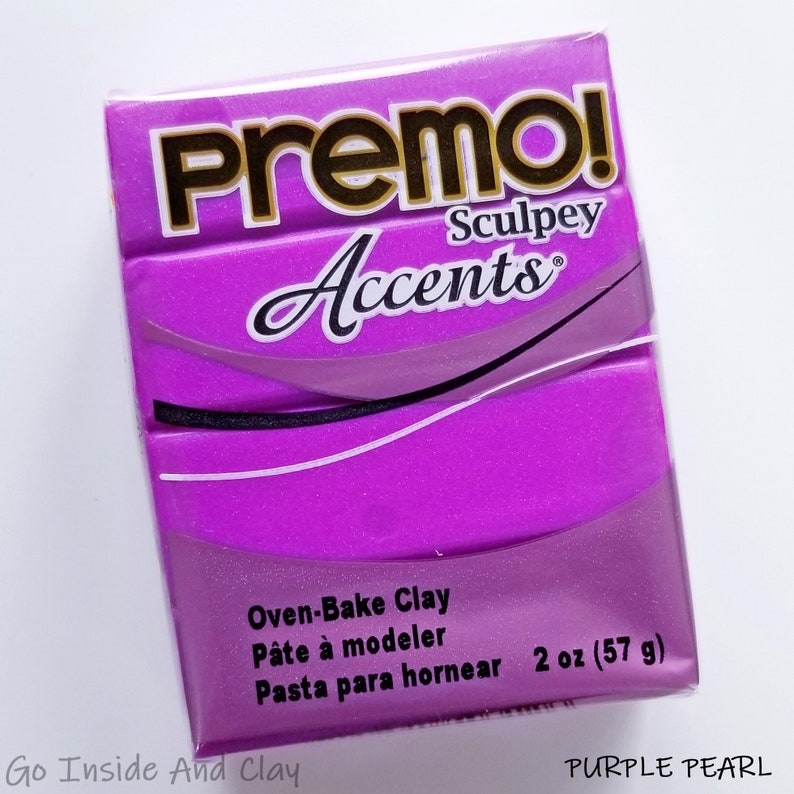 Purple Pearl Sculpey Premo Accents Craft Maker