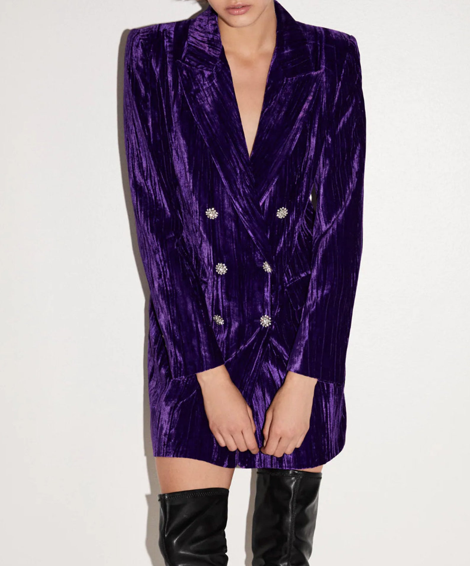 zara purple paisley dress