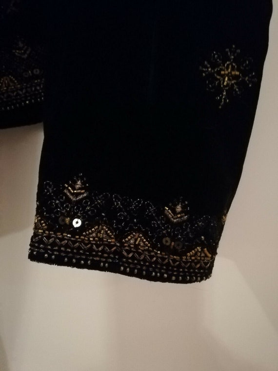 sachin and babi light blue dress Embroidered hippie dress, boho maternity dress, embroidered velvet tunic