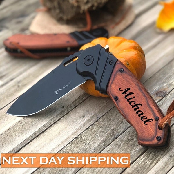Personalized Gift Knives, Gift for Him, Handmade Mens Boyfriend , Fathers Day Gift, Engraved Pocket Knife