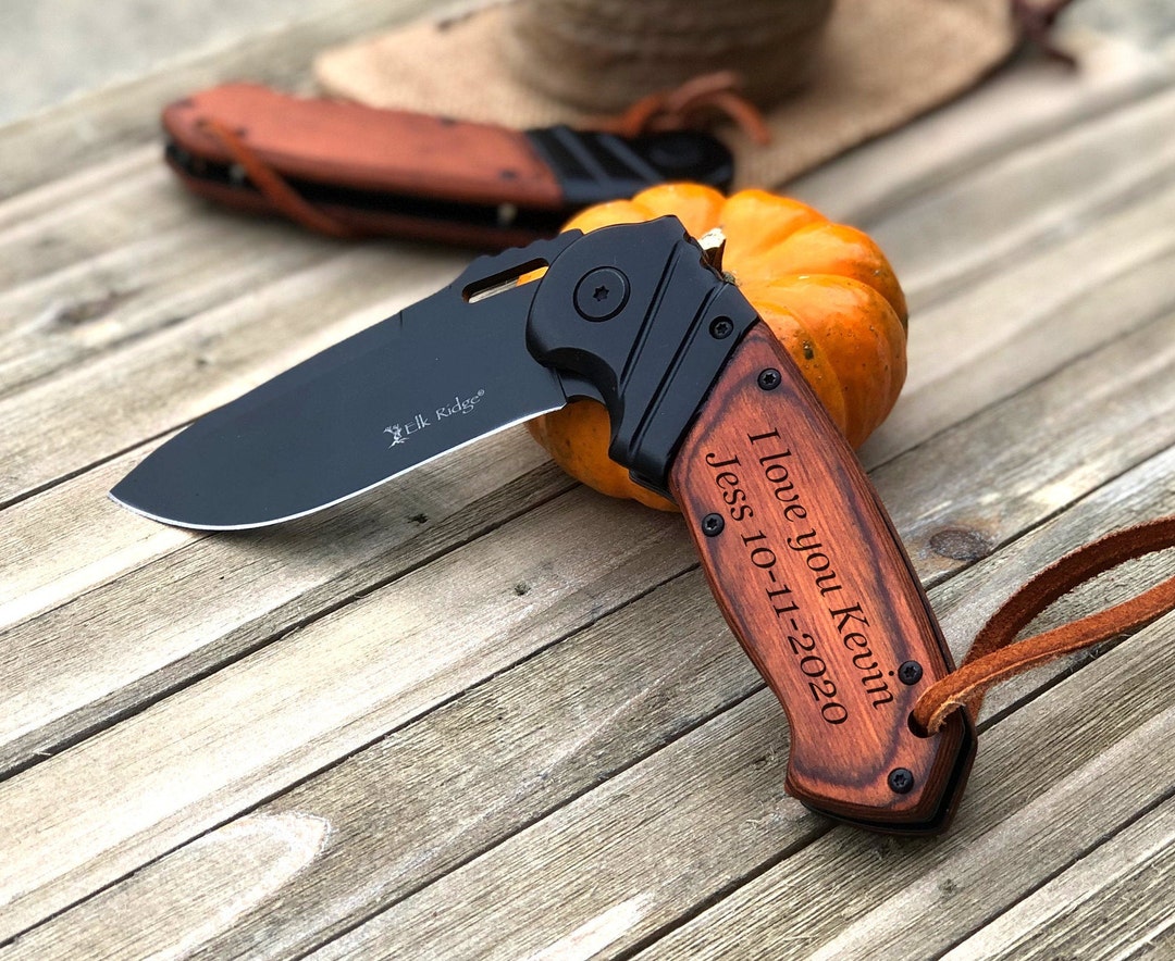 Engraved Pocket Knife, Wedding Gift, Gift for Groom, Groomsmen Gifts Etsy