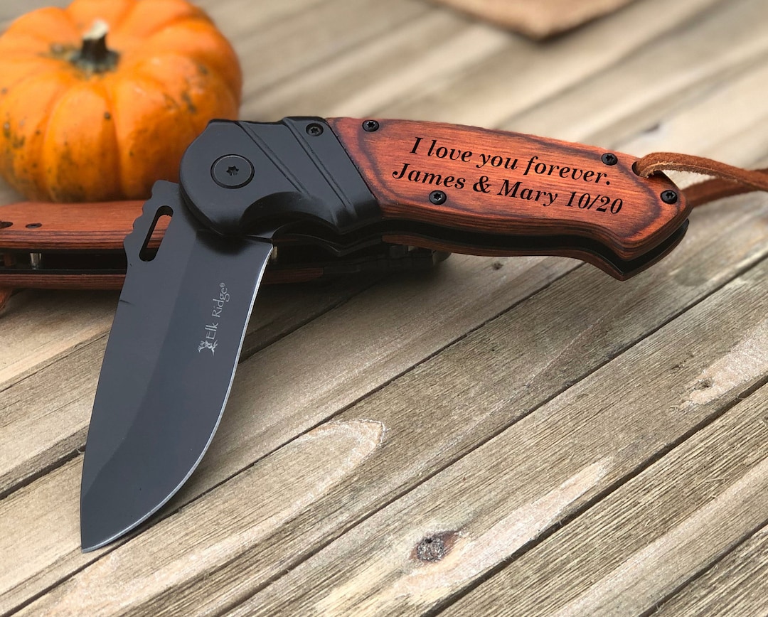 ENGRAVED POCKET KNIFE , Groomsmen Gift , Gift for Him, Husband Gift, Boyfriend Gift, Knife for