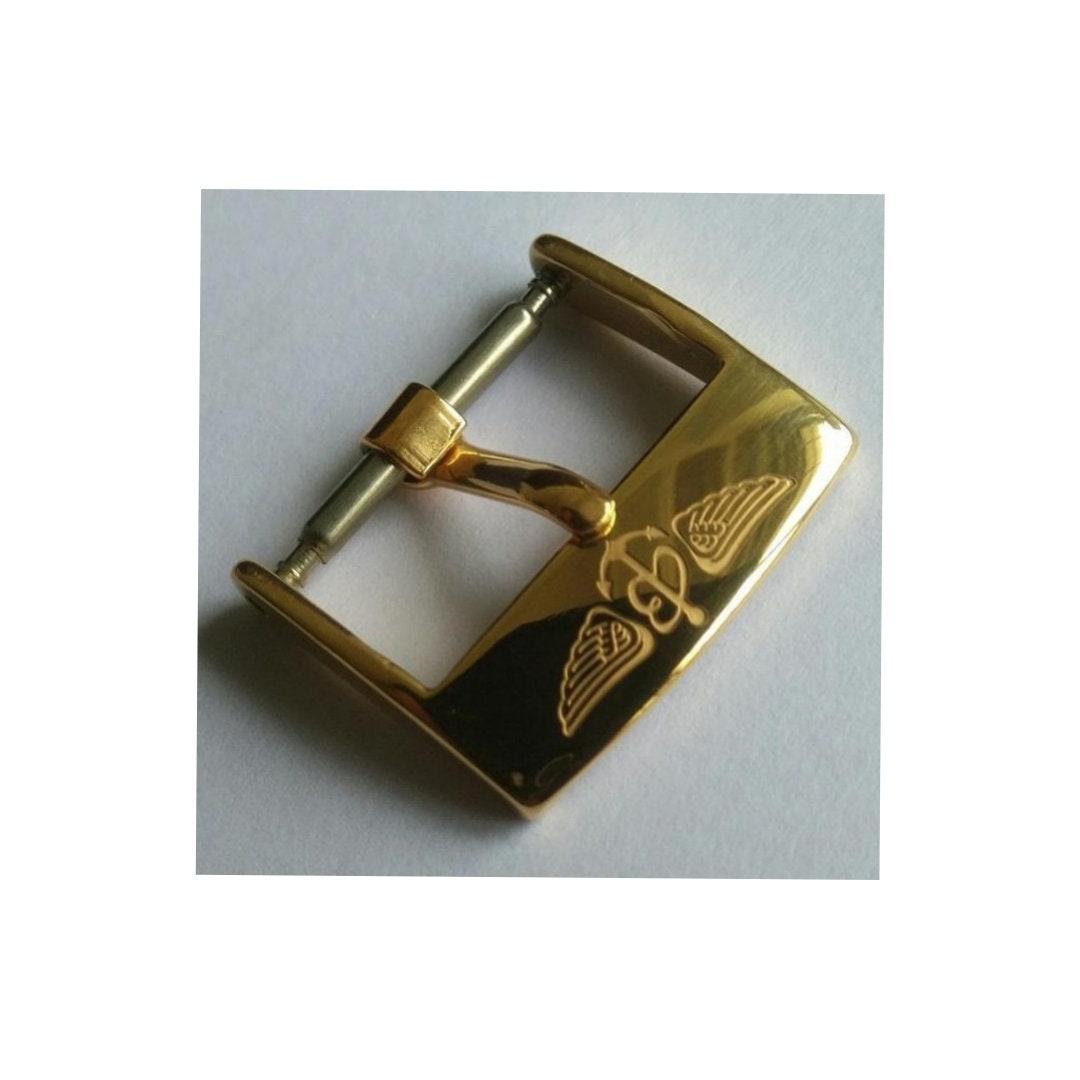 Rare Old Vintage 16mm Breitling Bracelet Band Strap Gold Plated