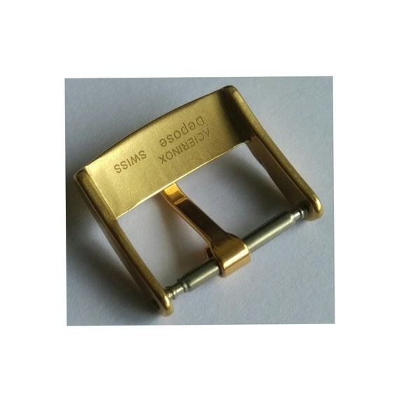 Rare Old Vintage 16mm Breitling Bracelet Band Strap Gold Plated