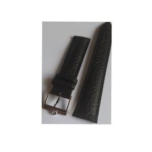 18mm vintage black omega watch band bracelet strap watch stainless steel buckle