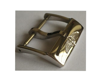 Rare Old Vintage 16mm Breitling Bracelet Band Strap Gold Plated