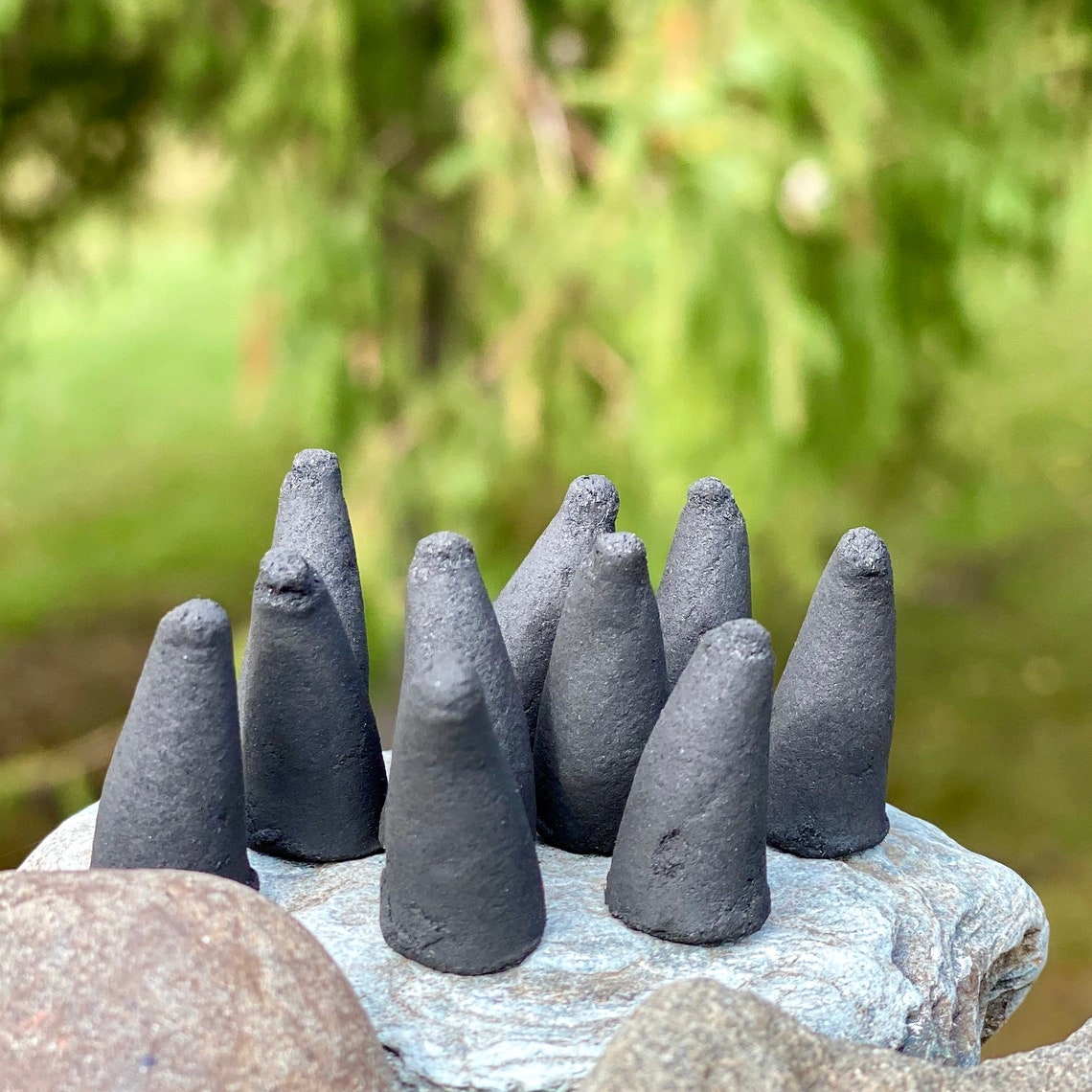 Charcoal Incense Cones Hand Dipped Choose Scent HIGHLY Etsy