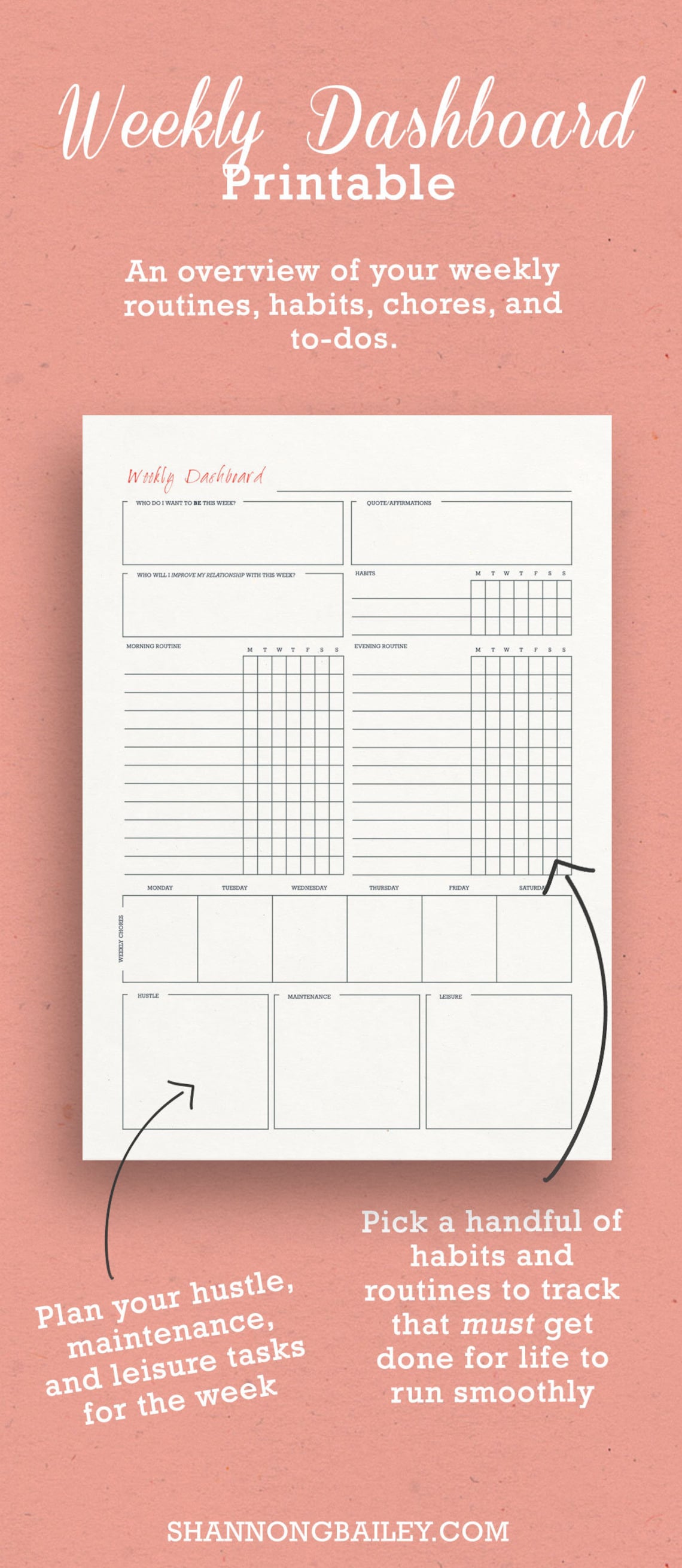 Monthly Planning Printables