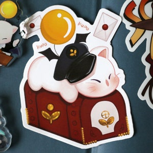 Moogle Mailbox!| FFXIV Moogle Sticker | 4" Vinyl Sticker |