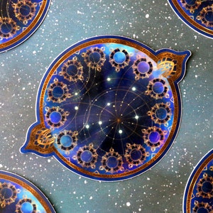 Crystarium Ocular Sticker | FFXIV 4&quot; Vinyl Sticker |