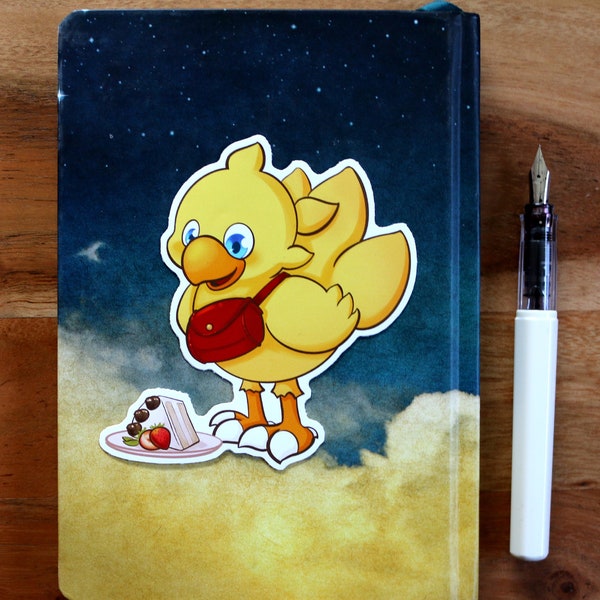 Chocobo Mystery Dungeon Stickers | Moogle and Chocobo Options | 4" Vinyl Sticker |