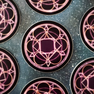 FFXIV Black Mage Ley Lines | 3&quot; Vinyl Sticker |