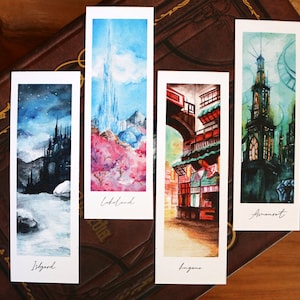 FFXIV Landscape Bookmark Prints | 2&quot;x6&quot;