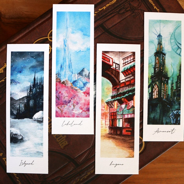 Marque-pages FFXIV Paysage | 2"x6"